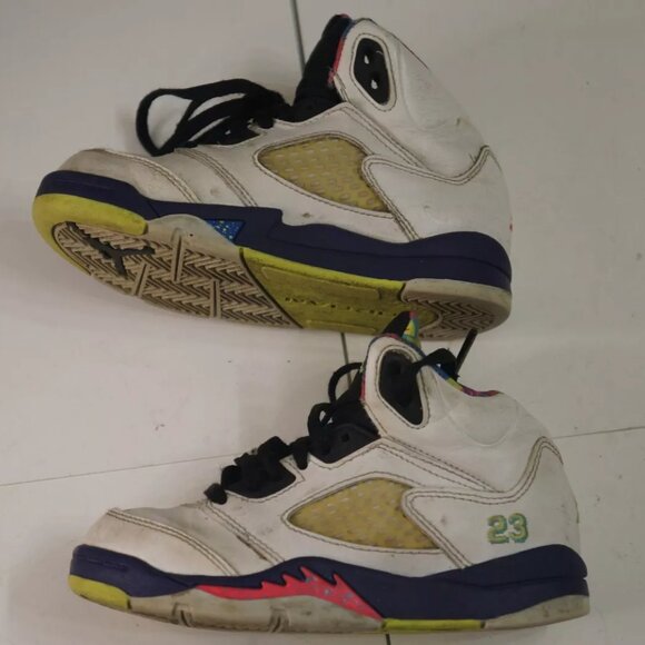 Nike Air Jordan 5 Retro Alternate Bel-Air Boys Size 11C DB3335-100 - Picture 6 of 7